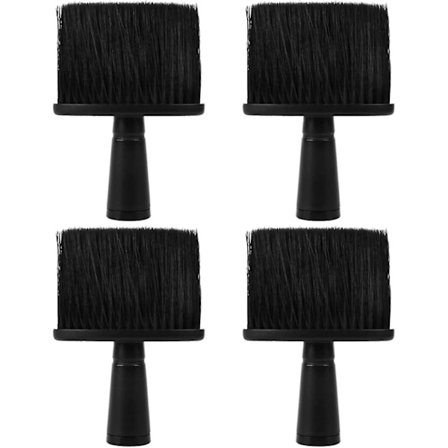 Frisørstøvsbørste, 4 stk. Frisørhalskost Barberbørste Støvfjerningsbørste
