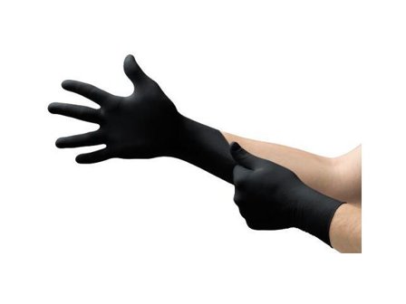 ANSELL Nitrilhandske 93-852 svart 8 100/fp - Lyreco - Skyddsutrustning - Engångshandskar - Nitrilhandskar