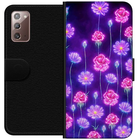 Yhteensopiva Lompakkokotelo Samsung Galaxy Note20 Bloom Reverie Electric Petals