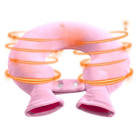 Varmtvandsflaske til nakke, lækagesikker varmebånd til kompresser, skulderflaske til hjemmet, vinter, skole, rejser, ferie, lejlighed