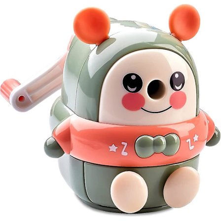 Pennspisser - Søt Manuell Pennspisser for Barn, Pennspisser for Fargeblyanter