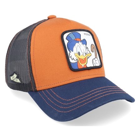 Capslab - Brun trucker Caps - Disney Scrooge McDuck Brown/Navy/Black Trucker @ Hatstore