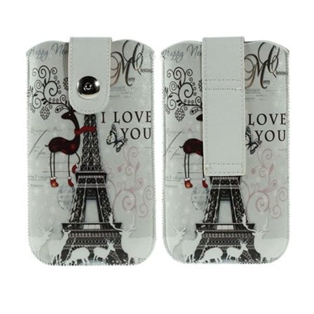 Undset (Eiffel Torni & Peura) iPhone 6 Plus Nahkakotelo