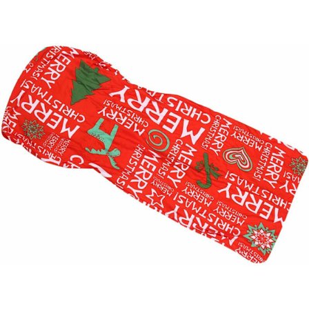 Joulu joustava ravintolan tuolinpäällinen Keittiön tuolinpäällinen Joulukoriste Lomajuhlat Loma lahja Halloween Keittiö Ruokailutuoli (Merry C