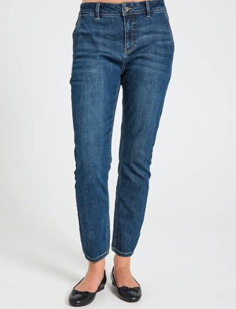 FREE/QUENT Fqjane-Pants - Blue - XL