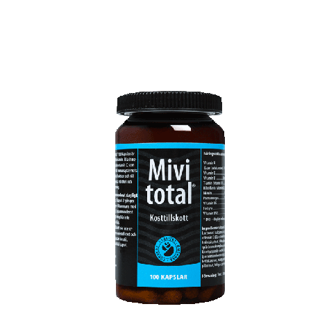 Mivitotal Multivitamin & Mineral 100 kapslar