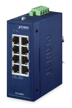 Planet IP30 Compact size 8-Port