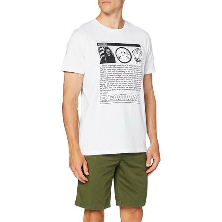 Jack & Jones T -shirt , Wit , Heren , Maat: M