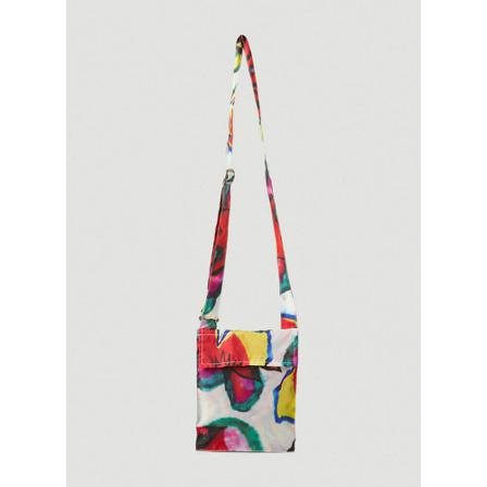 Our Legacy Flowers Print Army Crossbody Tas , Rood , unisex , Maat: ONE Size Schoudertassen