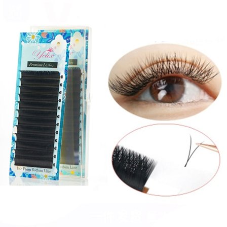 Elegante Silkes falske øjenvipper