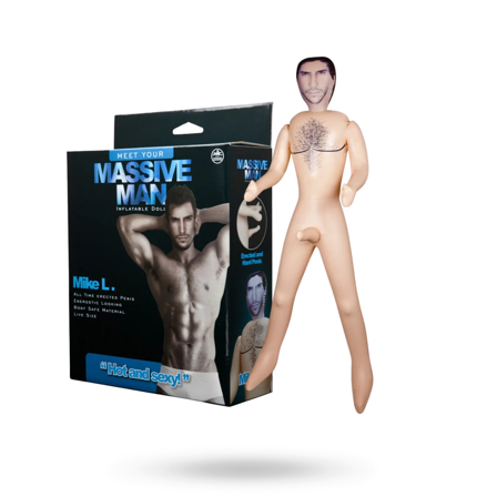Mike Massive Man Inflatable Doll - Vuxen.se - Premium, uppblåsbara, realistiska sexdockor