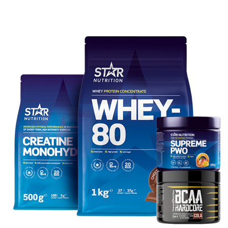 Valleprotein Star Nutrition Muscle Building Pack - Bodyman.dk