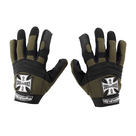 Gants West Coast Choppers Pay Up Sucker Noir/Vert S