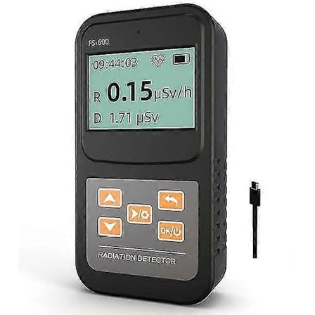 Radioaktiv Detektor Måler Nukleær Strålingsdetektor Geiger Teller Kit Profesjonell Høy Nøyaktighet Røntgen Data Tester