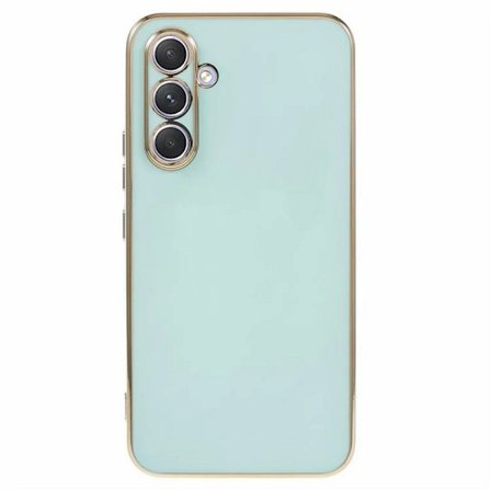 Samsung Galaxy S25 Case with Gold Details - Mint