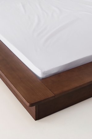 Jotex - Satin Stretchlaken i Sateng Økologisk Hvit - ZACK - Kjøp Dra-på-laken hos Jotex