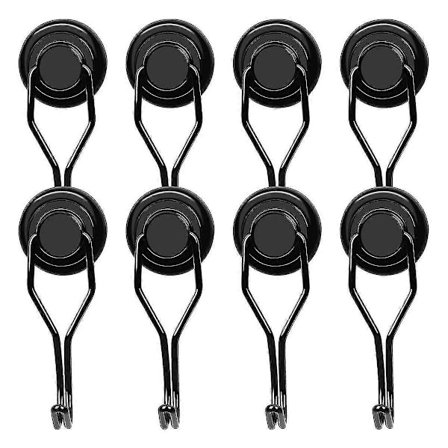 Magnetiska Krokar Kraftiga, hängande 27 kg Svarta Magnetiska Krokar För Grill, Kryssningshytter, Kylskåp