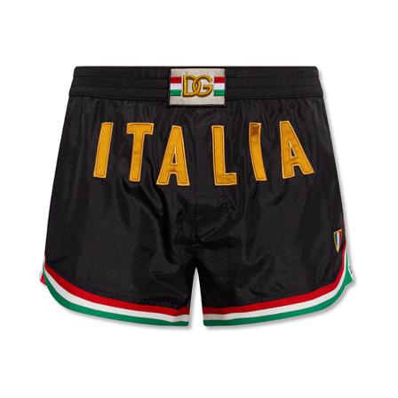 Dolce & Gabbana Swimwear Sort, Herre Badeshorts