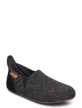 Bisgaard Sailor Wool Slippers Hjemmesko Sort Bisgaard