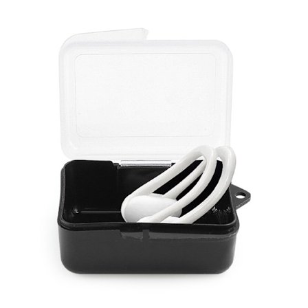 Svømmenæseklemme Silikone Svømmenæseklemme Bærbar Svømmerbeskytter med etui