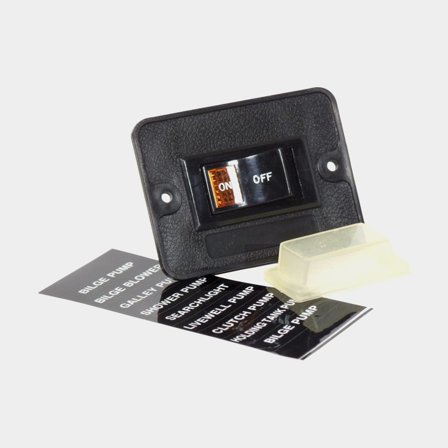 Brytare on/off med lampa 12V