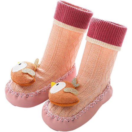 Barn Småbarn Skor Bomull Walking Skor Anti-halk För Barn Baby Flickor Pojkar, söt