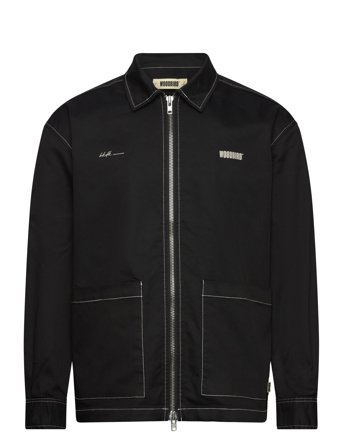 Wbtuck Zip Shirt Black Woodbird