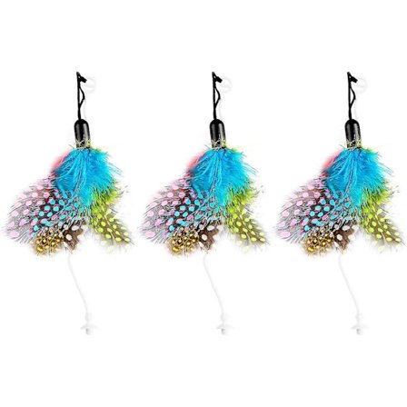 Vaihtohöyhenet interaktiivisen robottikissan lelujen tarvikkeille