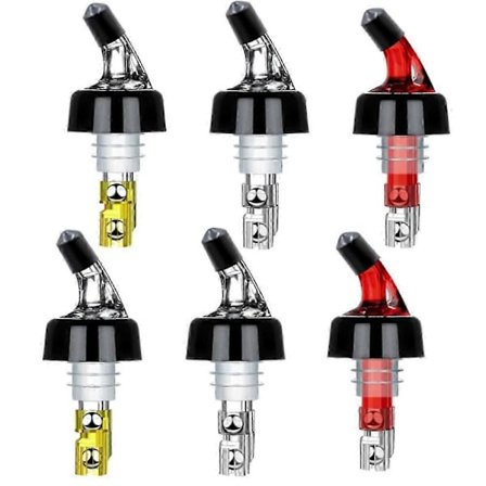 6 st 30 ml automatisk uppmätt flaskhällare snabb shot spritmått hällare drycker vin cocktail