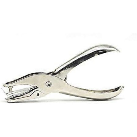 3mm 1/8" Håndholdt Papirhulltang 1 Hull Metall DIY Bore Papirhulltang for Håndverkspapir Gratulasjonskort Scrapbook Notatbok Skrivesaker Arbeid