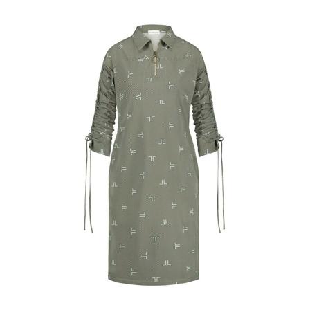 Jane Lushka Dress Manuela Technical Jersey Multi Green , Grijs , Dames , Maat: L Blousejurken