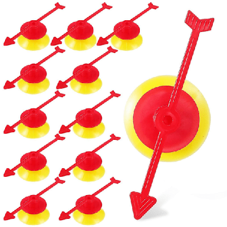 25 stk. Pilspinnere Spillspinner Spillspinnerpil Spill Plastpekere Roterende piler Spillpeker