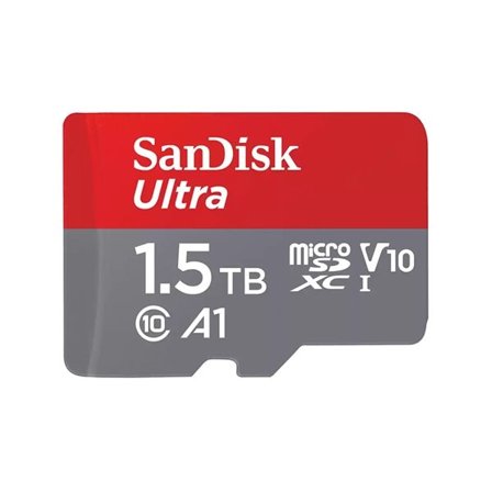 SanDisk Ultra microXCSD 1,5 TB klasse 10 UHS-I U1 A1 150 MB/s