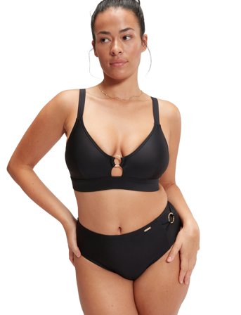 Speedo Womens Shaping Triangle Top - Black - 44