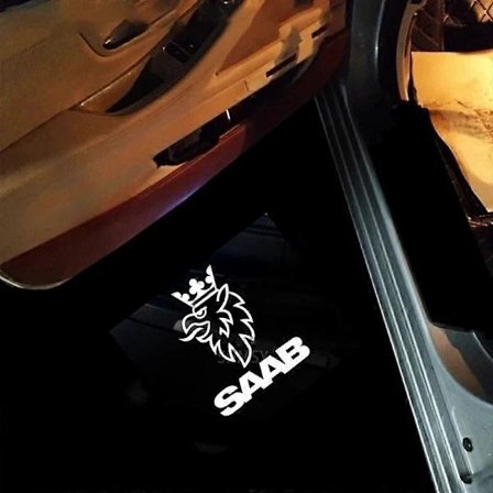 LED Dörrprojektor Spöke Välkomstljus Tillbehör för Saab 9-3 93 2003 - 2009 2010 2011 2012 9-5 95 1998 - 2011 - Perfekt