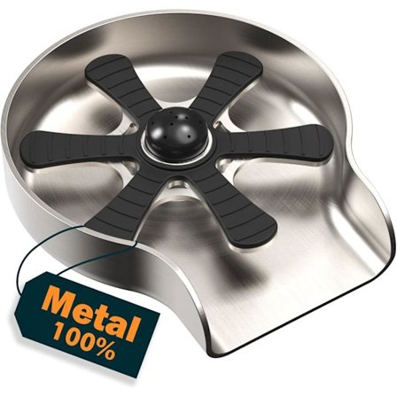 Rustfritt stål glasskyller for kjøkkenvask, koppvasker for vask, barglasskyller, flaskevasker