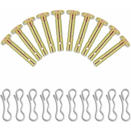 10 stk. skjærbolter, erstatningssplinter, erstatningsskjærbolt, for reservedeler, snøfreser-erstatning