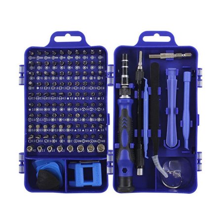 Skruetrækkersæt - 115 i 1 Mini skruetrækkersæt Værktøjssæt KLB