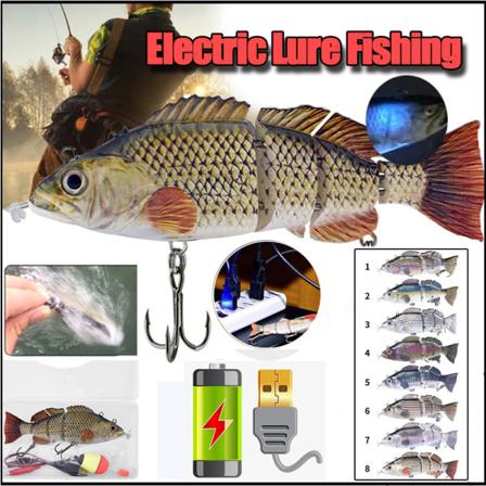Elektrisk Fiskelokare Wobblers Usb Uppladdningsbart Artificiellt Bete