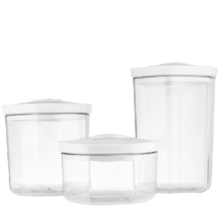 Champion Nordic Vakuumbehållare Universal 3-pack (0,7l 1,4l 2l) Köksmaskiner Transparant