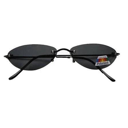 2021 100% Titan Matrix Neo Stil Polariserade Solglasögon Ultralätta Bågfria Herr Körning Märkesdesign Solglasögon Oculos De Sol