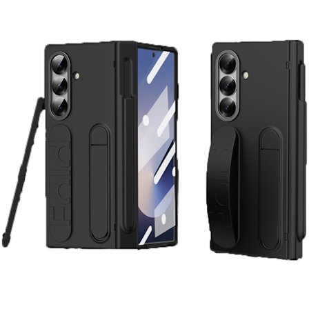 Samsung Z Fold7 telefondeksel, telefondeksel med pennspor, svart