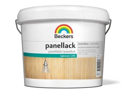 Beckers Panellack, 050205 halvmatt, 1L, Transparent, Färg & tapeter