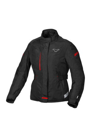 Motocyklová Bunda Macna Nivala Dámská Černá/Červená S