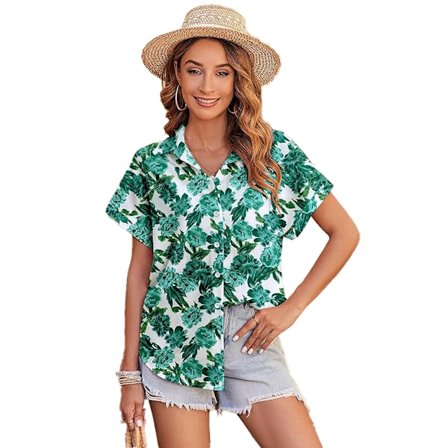 Kvinder Hawaii Skjorter, Kortærmet