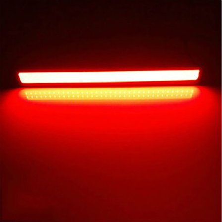 2stk Bil Interiør Lys Strips Lys Bar Lampe RØD