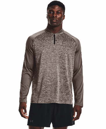 Under Armour Tech 2.0 Novelty 1/4 Zip Fresh Clay/Black