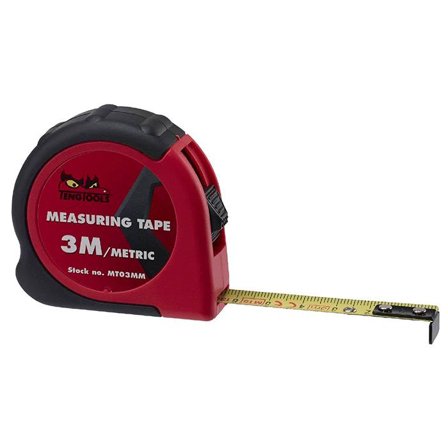 Teng Tools 131920100 Målebånd 3 m, Måleinstrumenter