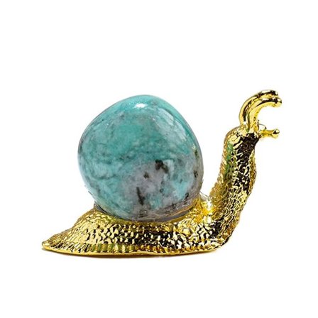 Naturlig krystall sneglesteinskall 4 4