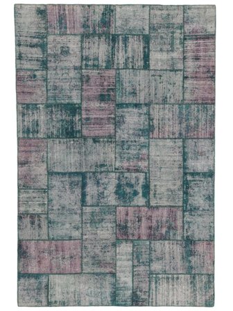 Vintage Patchwork Dywan 204X309 Wełna